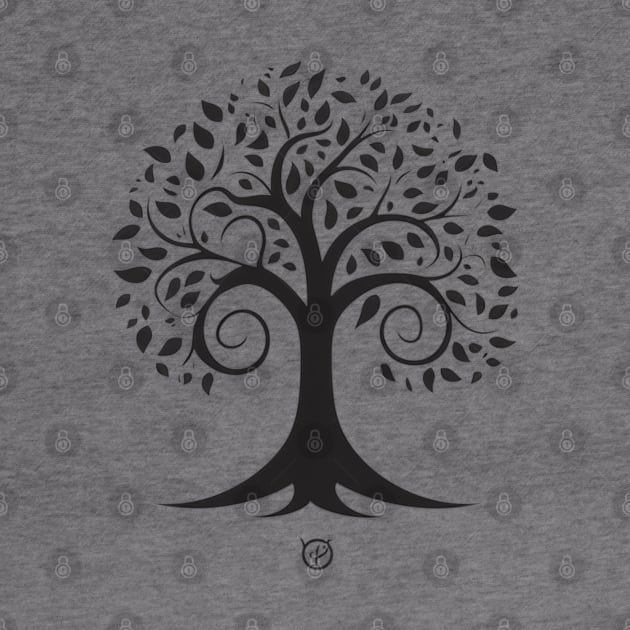 Deciduous Tree: A Minimalist Black Design by Greenbubble